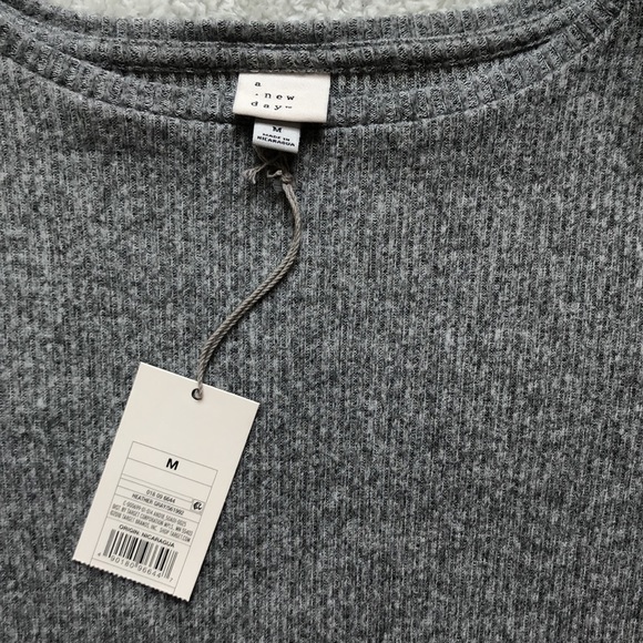 NWT Heather Gray Long Sleeve Dress - Picture 2 of 7